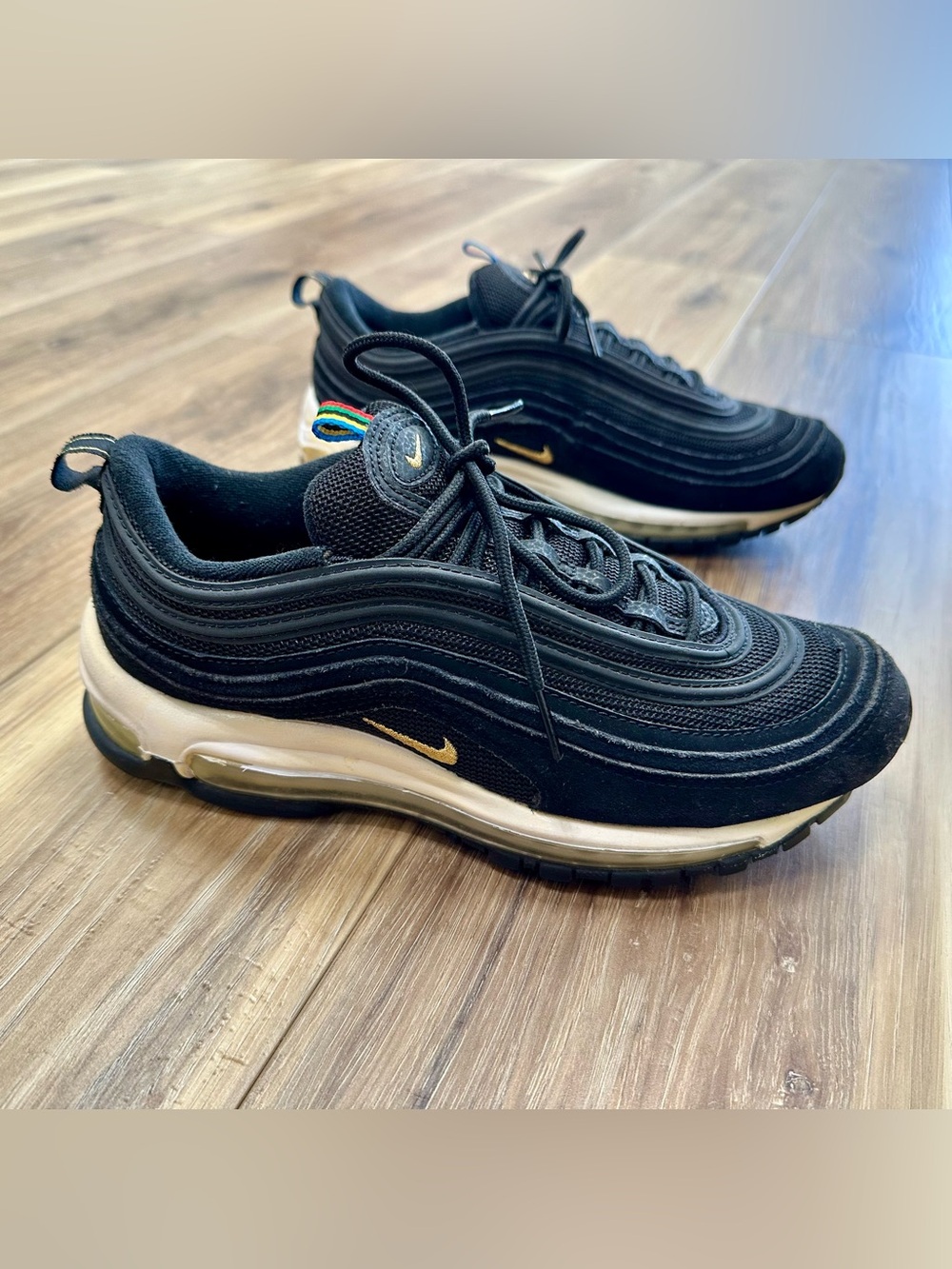 Nike Air Max 97 QS Olympic Rings Pack Running Shoes CI3708-001, Men’s 7.5